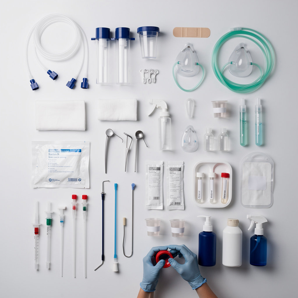 MyMedic disposable medical devices portfolio - certified surgical suction, wound care, and oxygen therapy products